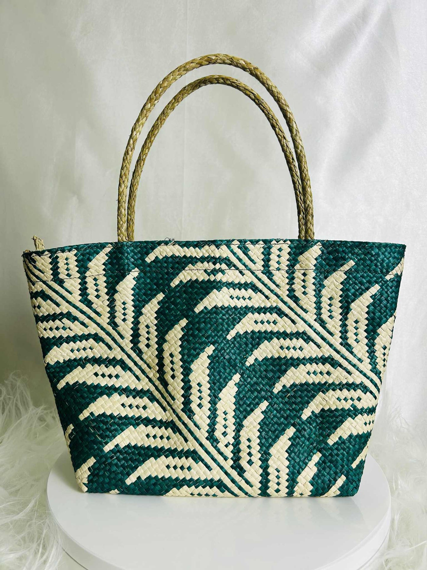 Handwoven Banig Bag with Soft Handle