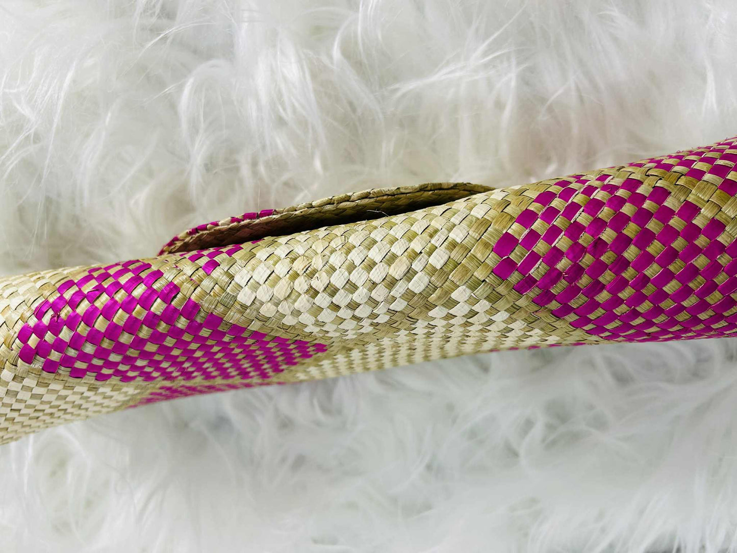 Mayumi Clutch - Natural Base Amakan