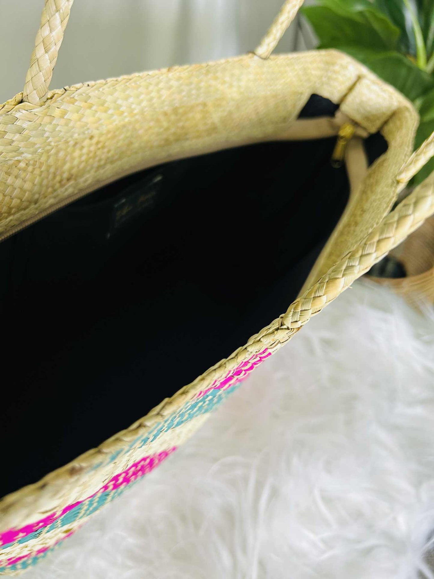 Handwoven Banig Bag with Soft Handle