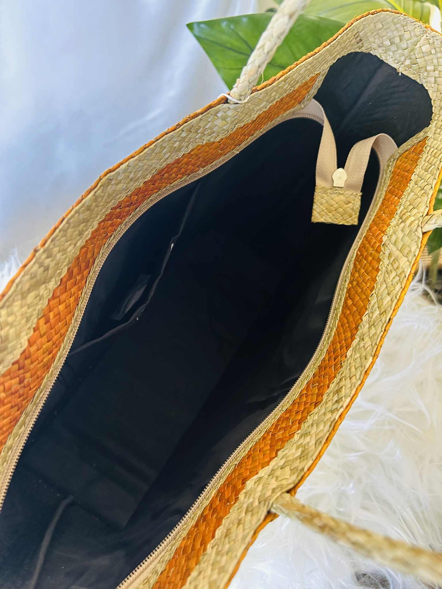 Medium Handwoven Banig Bag with Soft Handle