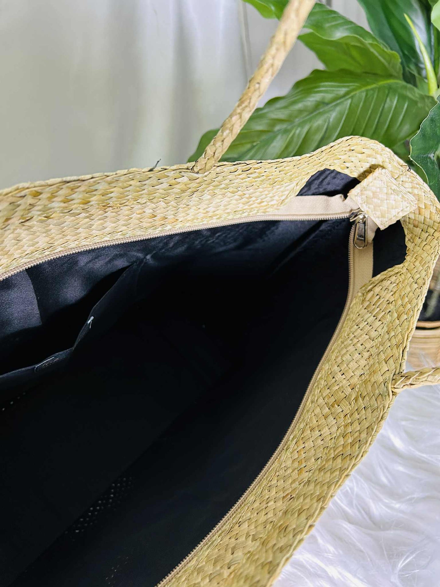 Handwoven Banig Bag with Soft Handle