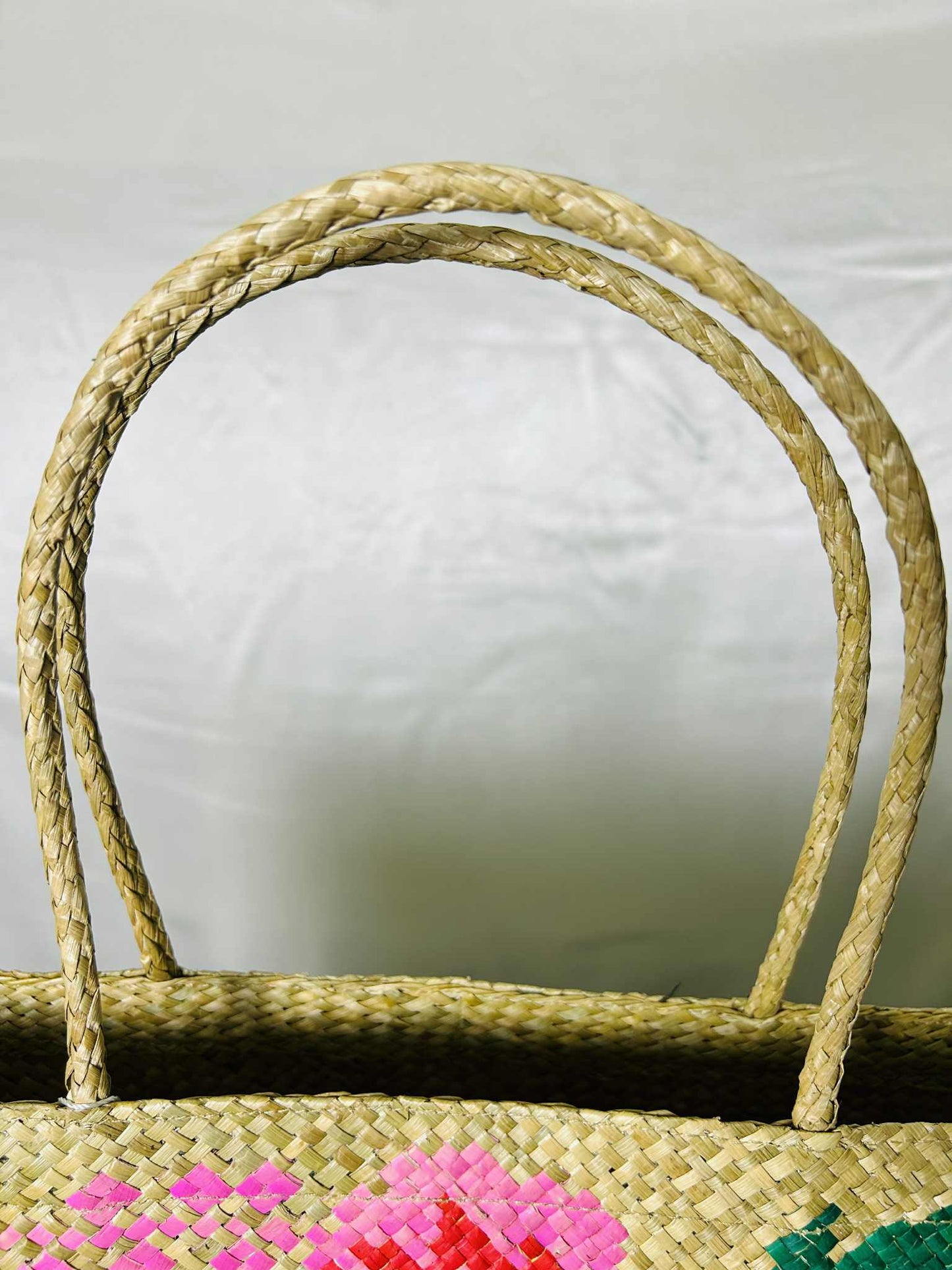 Handwoven Banig Bag with Soft Handle