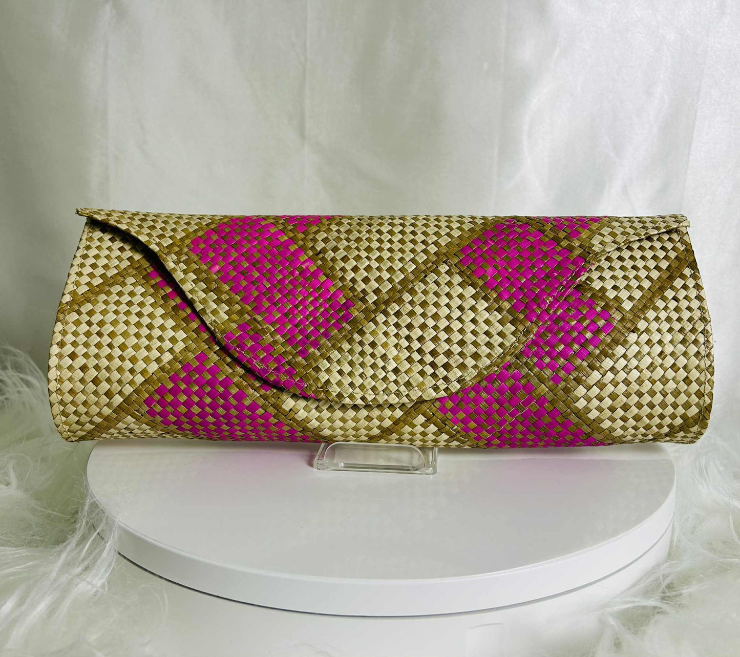Mayumi Clutch - Natural Base Amakan