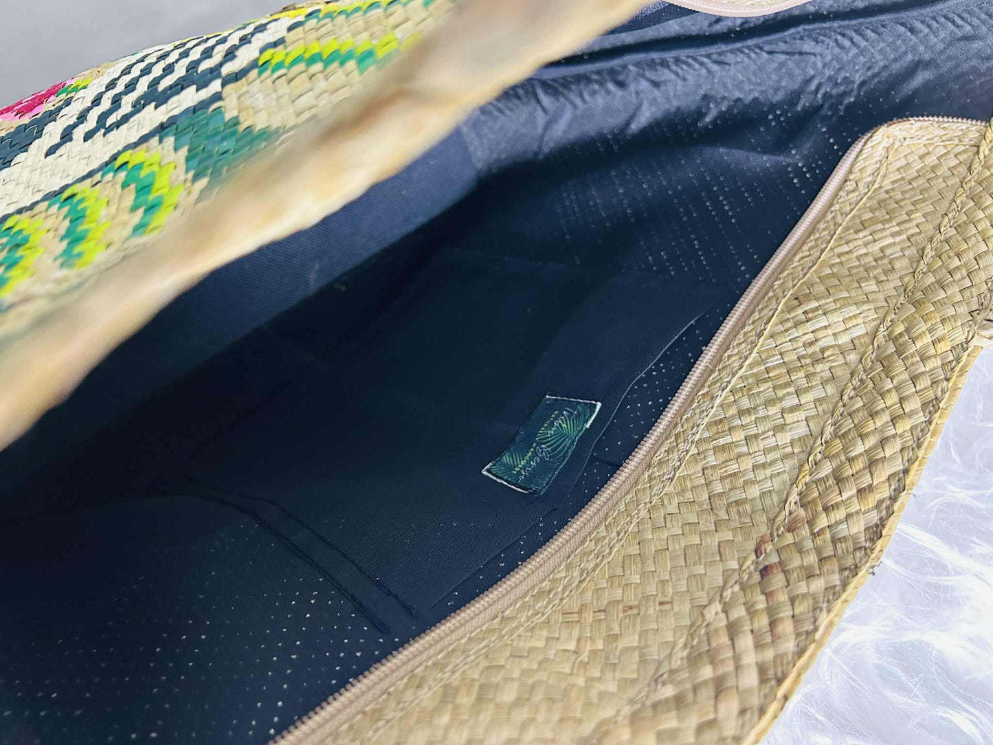 Medium Handwoven Banig Bag with Soft Handle