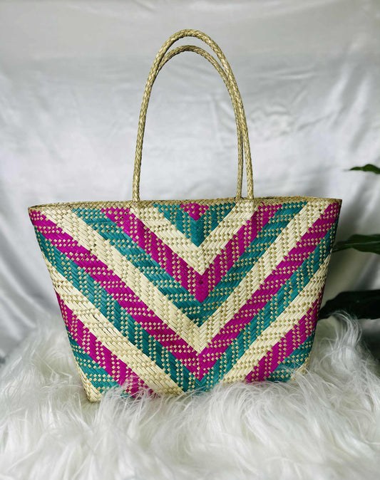 Handwoven Banig Bag with Soft Handle