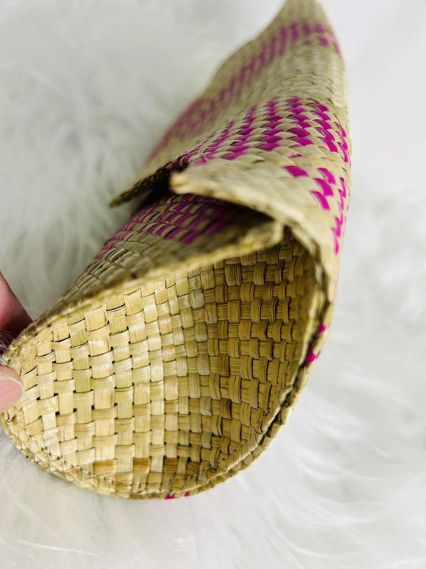 Mayumi Clutch - Natural Base Amakan