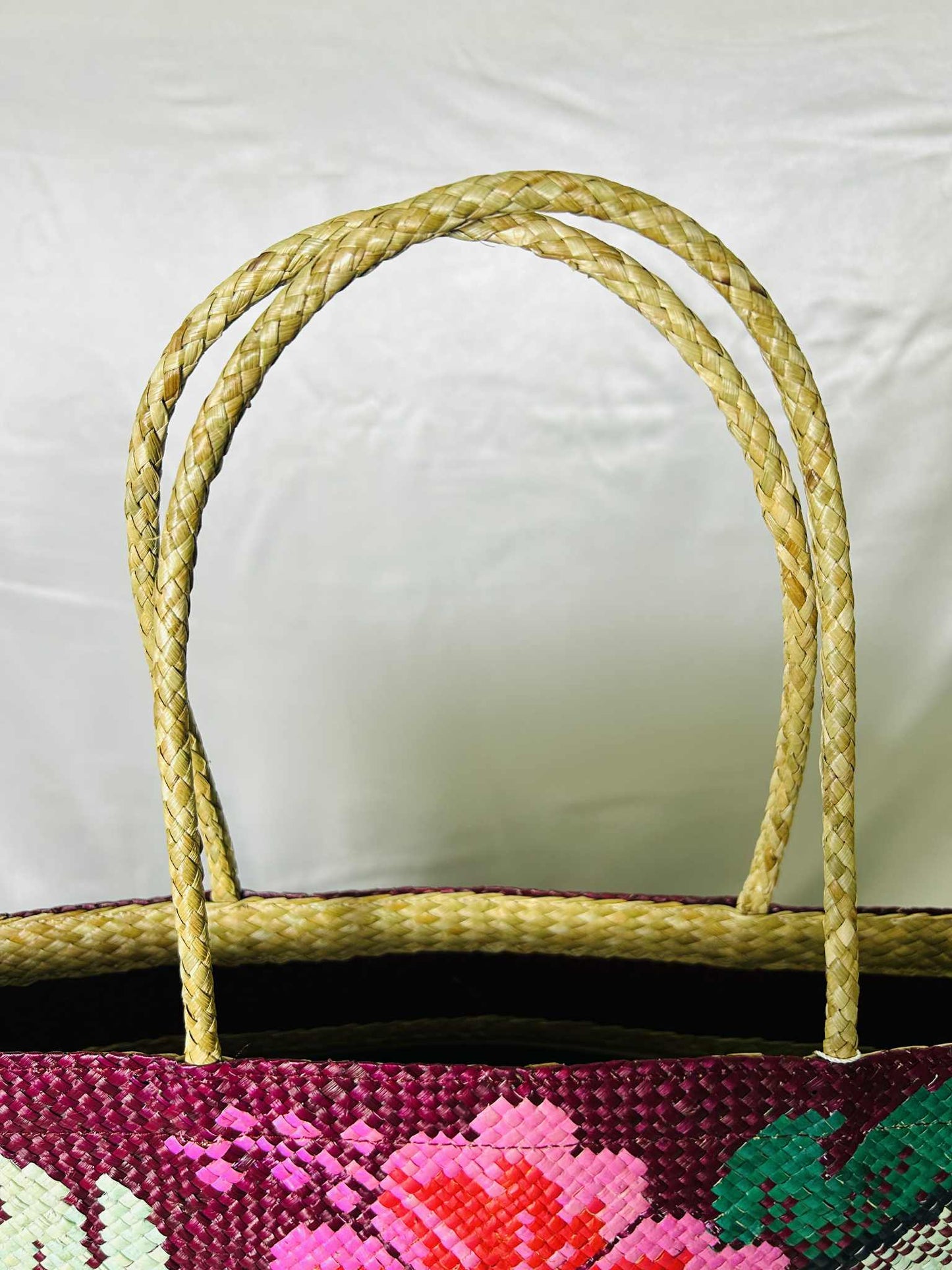 Medium Handwoven Banig Bag with Soft Handle