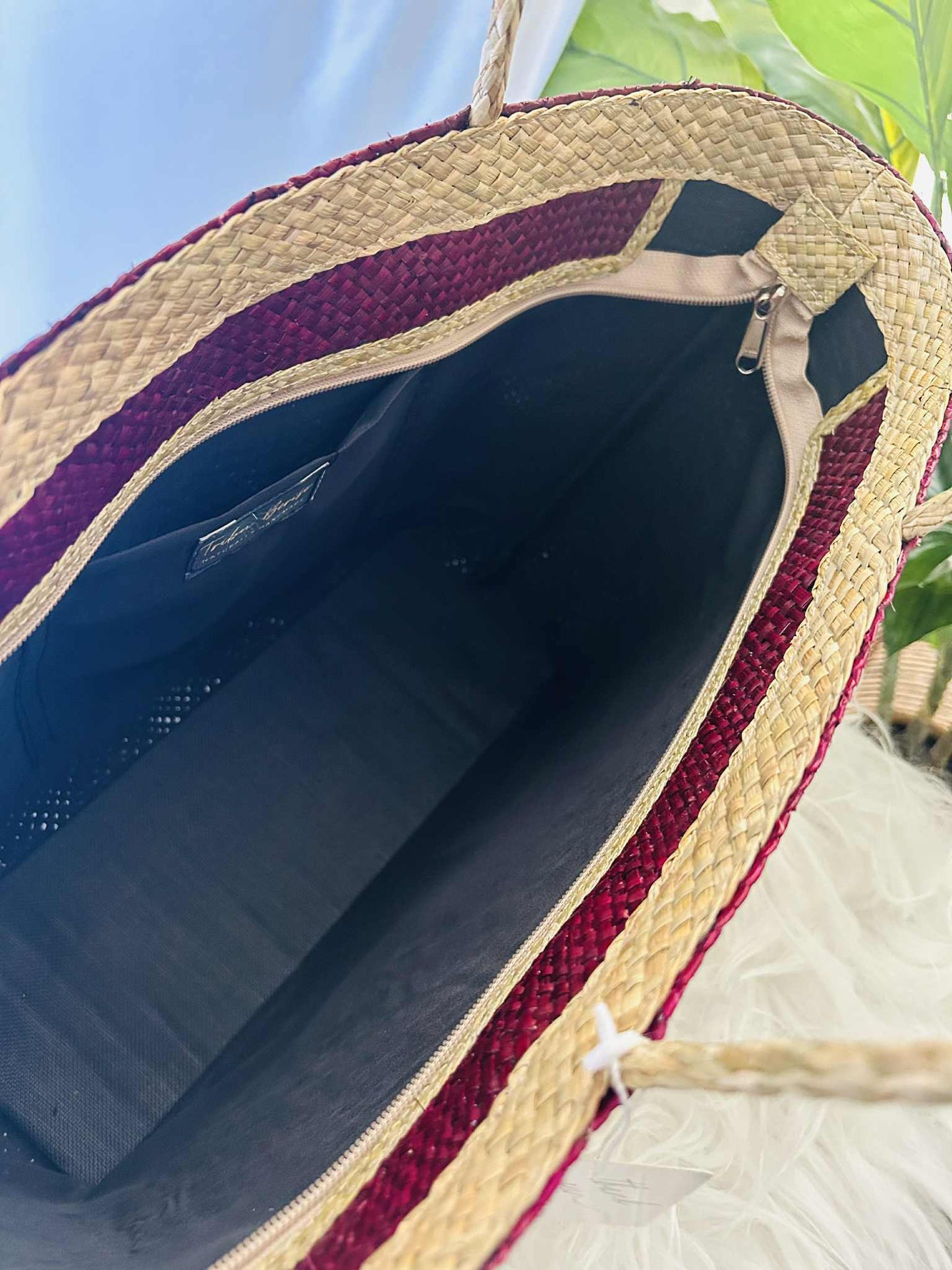 Medium Handwoven Banig Bag with Soft Handle