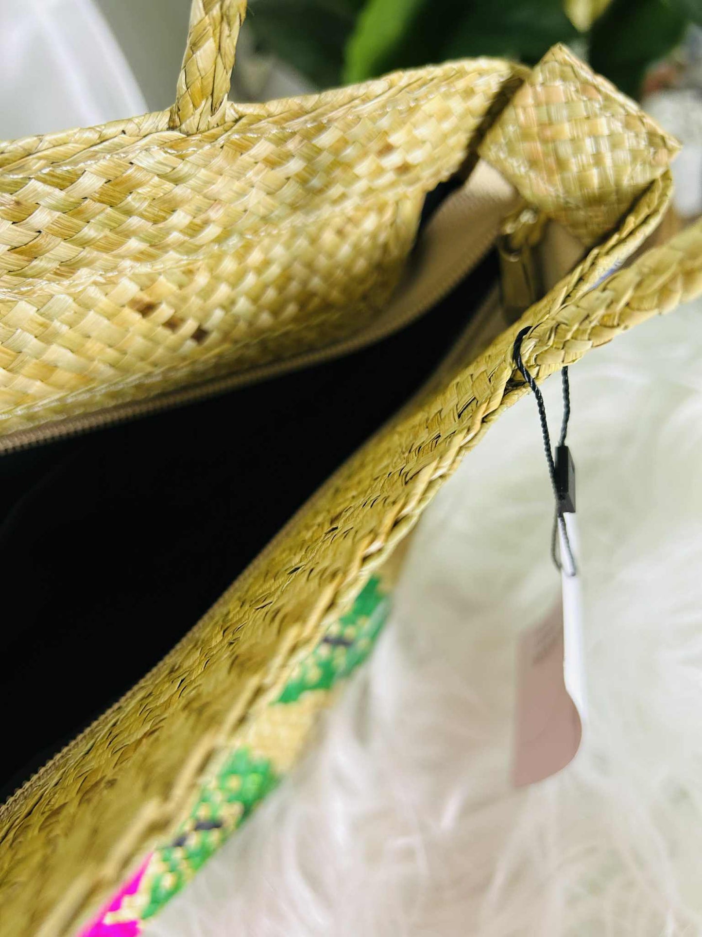 Small Handwoven Banig Bag with Soft Handle