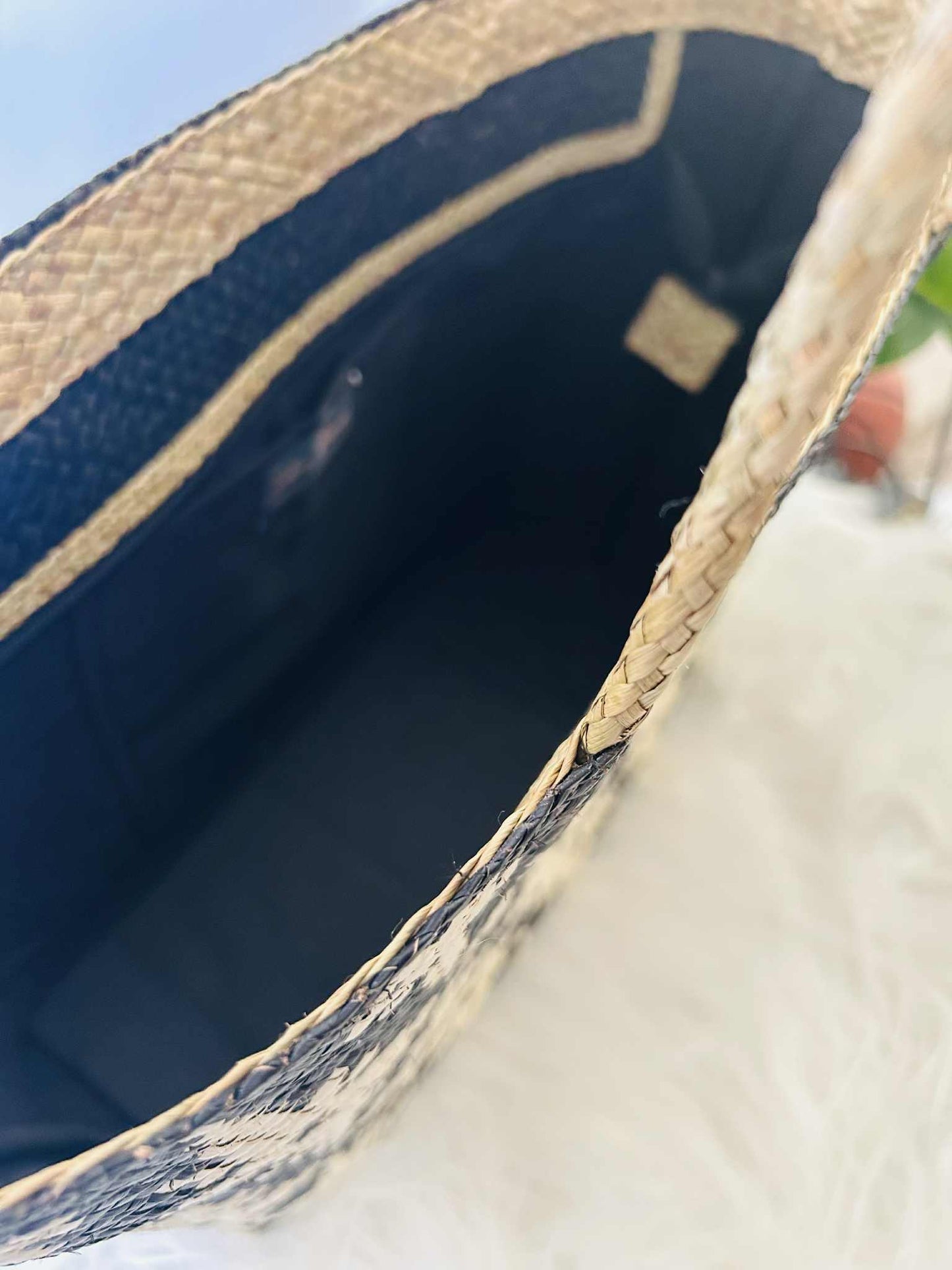 Medium Handwoven Banig Bag with Soft Handle